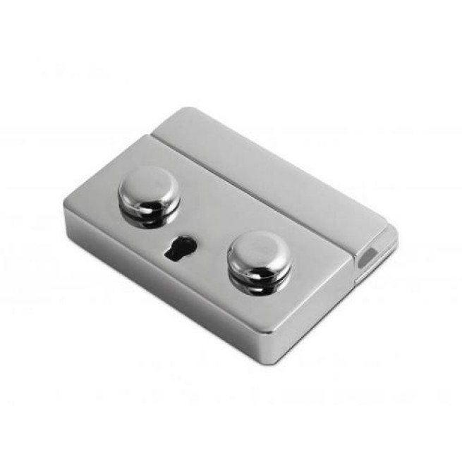 Замок НІКЕЛЬ портфельний  42х55 мм